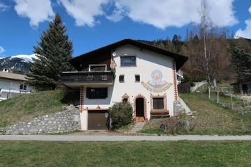 Ferienhaus für 8 Personen, mit Balkon und Garten, mit Haustier in Alvaneu