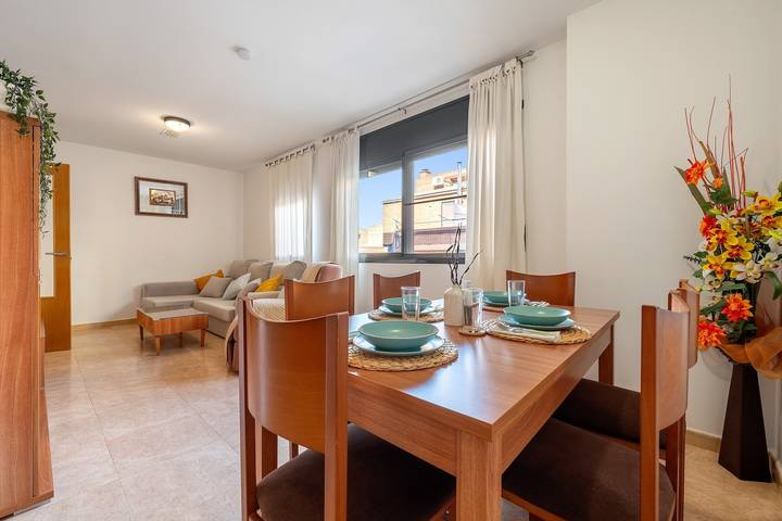 Ganze Wohnung, Ferienwohnung 'Ca La Mercè' mit Privatterrasse, Wlan und Klimaanlage in Camarles, Delta de l'Ebre