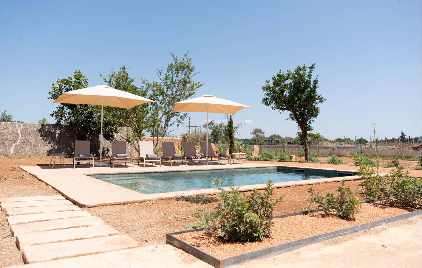 Gemütliche Ferienwohnung mit einem Schlafzimmer und Pool in Santa Maria del Camí in Santa Maria del Cami, Mallorca Inselmitte