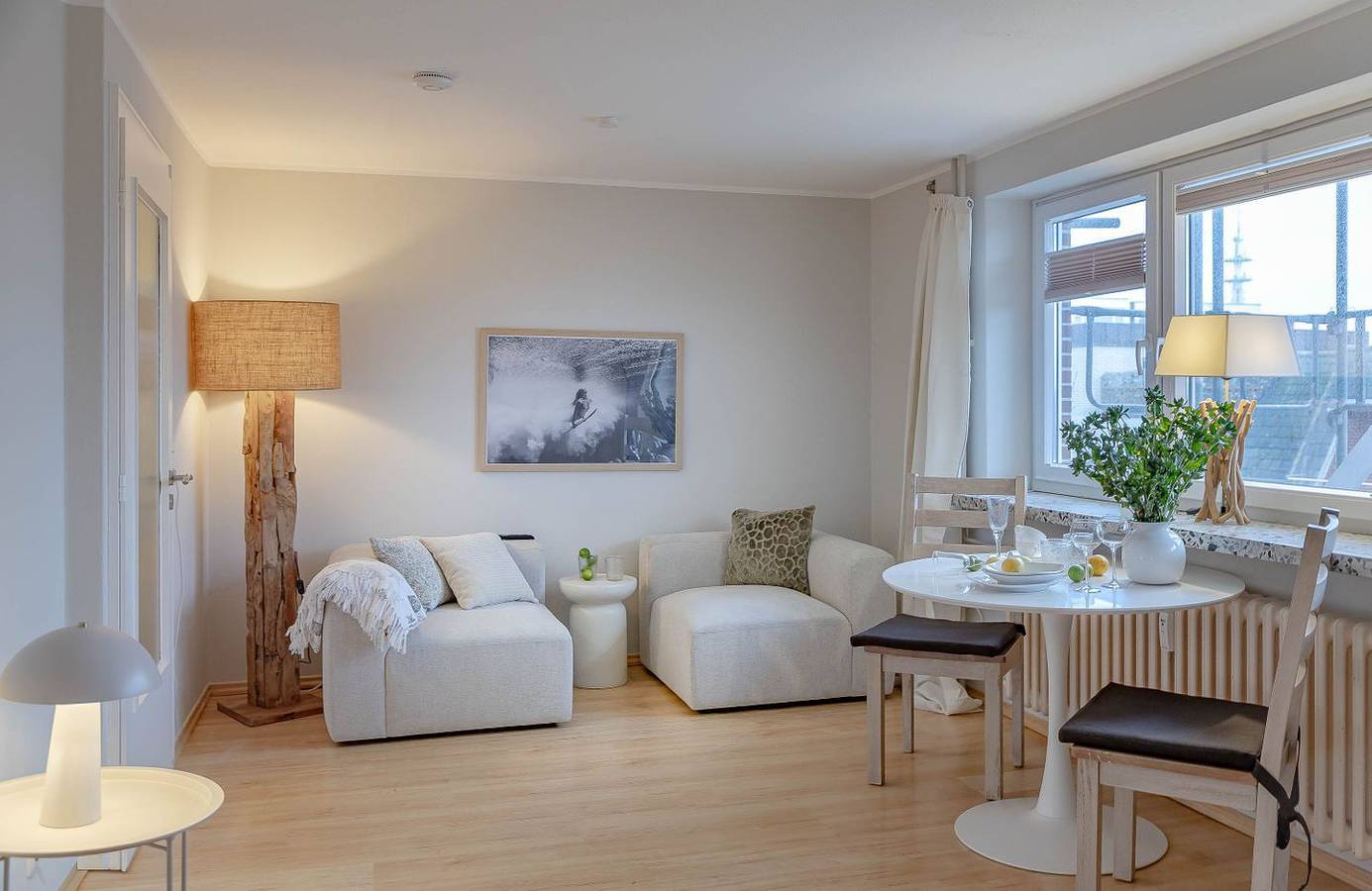 Ganze Wohnung, Dünengöre: Eben renoviertes modernes 1-Zimmerwohnung direkt am Strand in Westerland, Sylt (Gemeinde)