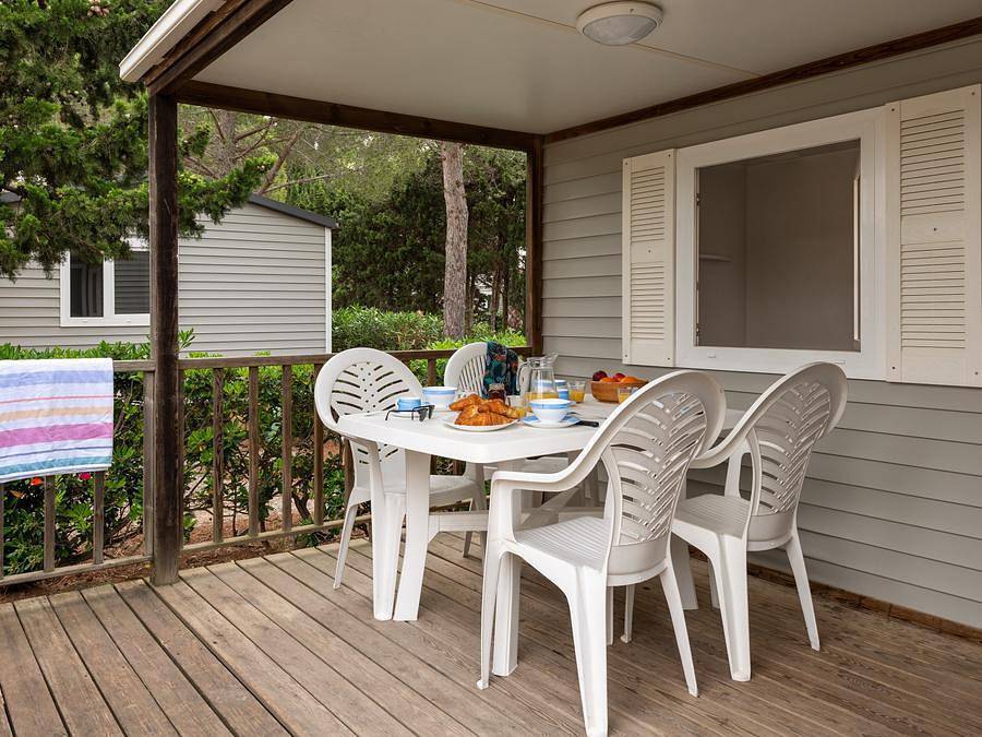 Camping Green Park - Mobilheim 6 personen - Classic | 2 Zi. | 4/6 Pers. | Einzelne Terrasse | Klimaanlage in Cagnes-sur-Mer, Cannes und Umgebung