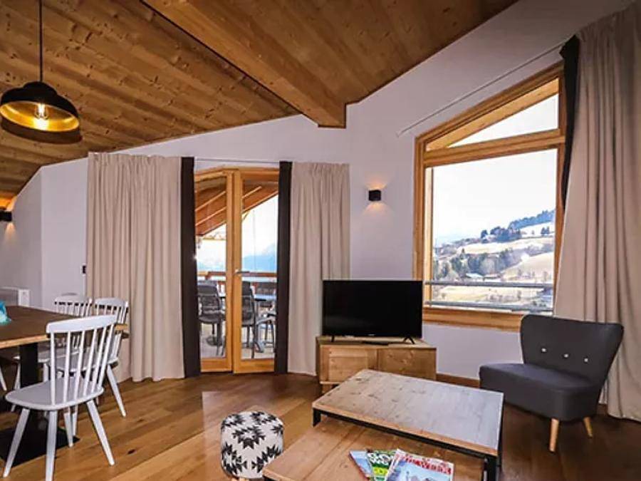 Les Fermes du Mont-Blanc - Terrésens Hôtels et résidences - Appartement 8 personnes - 3 Pieces Cabine 6-8 Personnes Vue Montagne in Combloux, Pays du Mont-Blanc