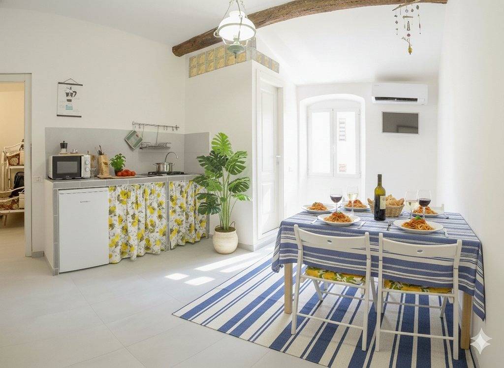 Appartamento intero, Trilocale a 200m dal mare con A/C e Wifi | Ap80 in Porto Maurizio, Imperia