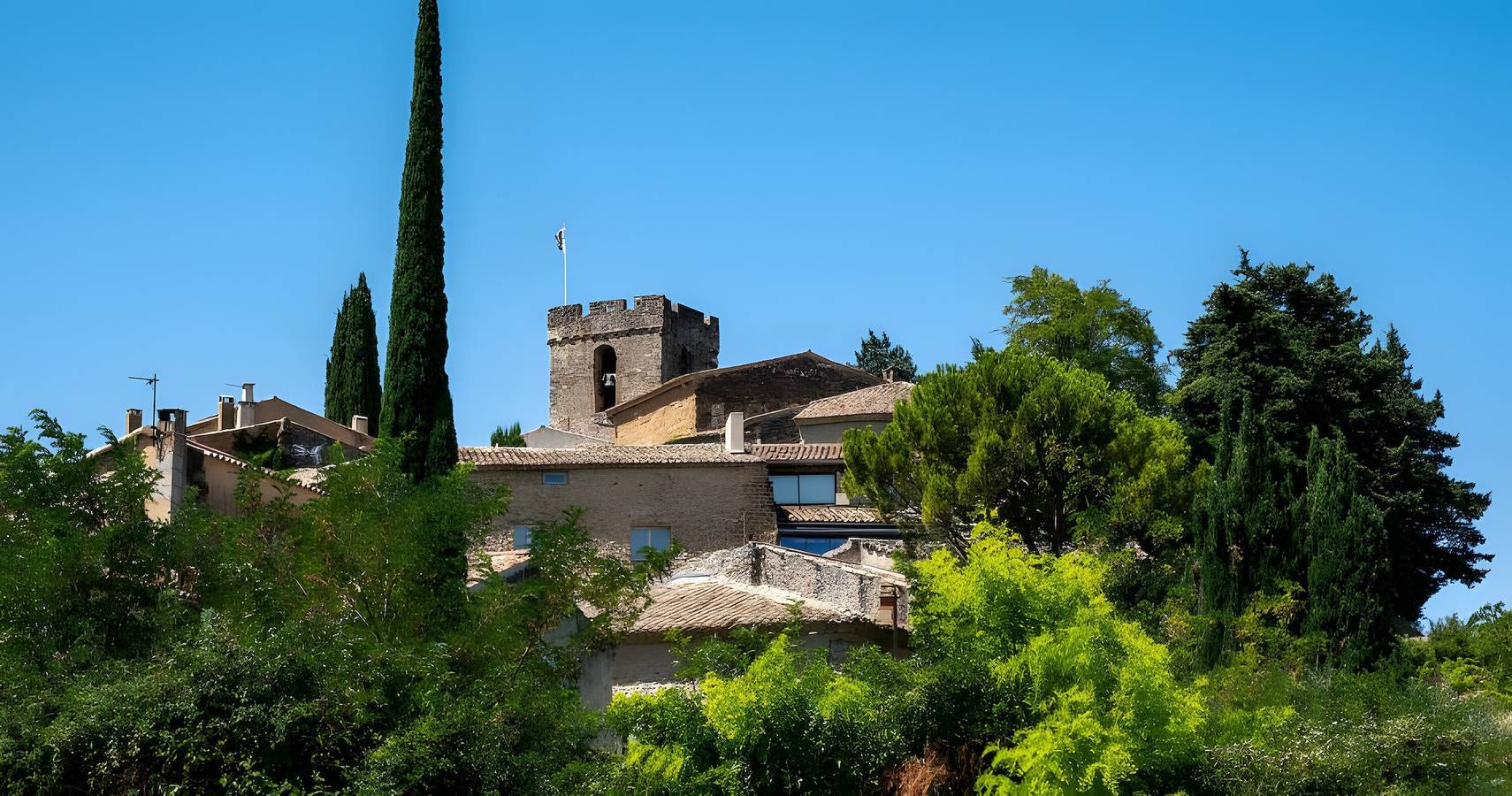Villa « Lo Ginest » con vistas a la montaña, Wi-Fi y aire acondicionado in Villedieu, Vaucluse