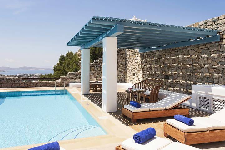 Villa mit pool für 6 Personen, mit Terrasse und Garten auf Mykonos - 3