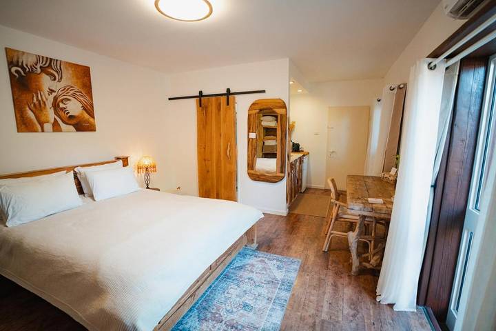 Cottage pour 2 personnes, avec jardin et balcon