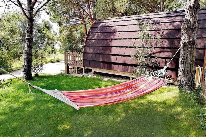 Blockhütte für 2 Personen, mit Garten und Terrasse - 1