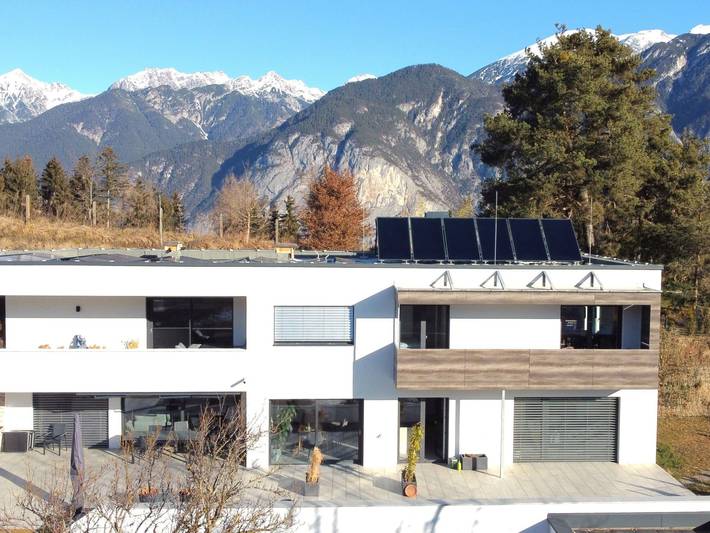 Ferienwohnung für 3 Personen, mit Balkon und Terrasse sowie Garten in Axams