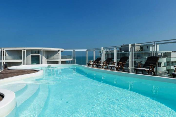 Appartamento per 2 persone, con Balcone e Idromassaggio nonché Terrazza e Giardino a Milano Marittima