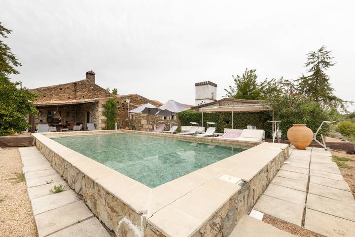 Casa de vacaciones para 6 personas, con Jardín en Parque Natural del Tajo Internacional