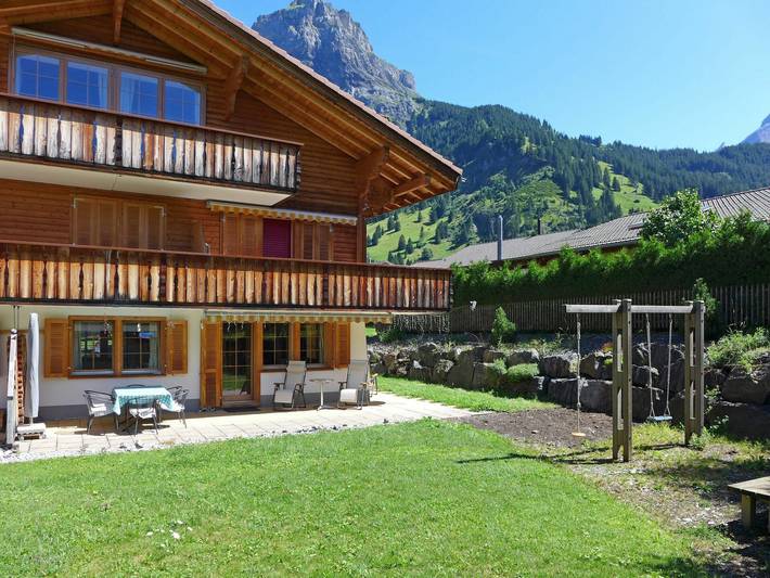 Ferienwohnung für 6 Personen, mit Terrasse und Garten in Kandersteg