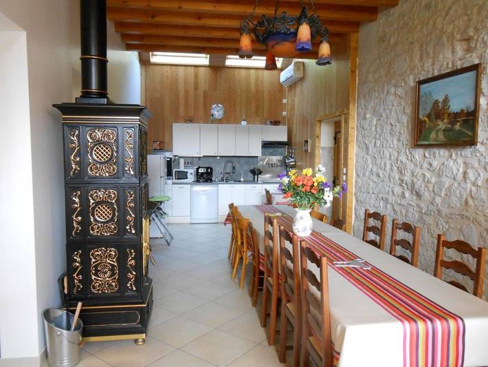 Maison de vacances pour 9 personnes, avec jardin, animaux acceptés