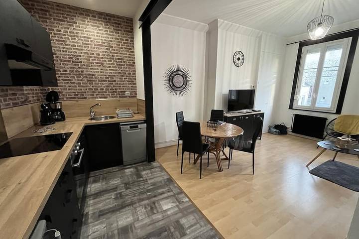 Appartement de vacances pour 4 personnes, avec jardin