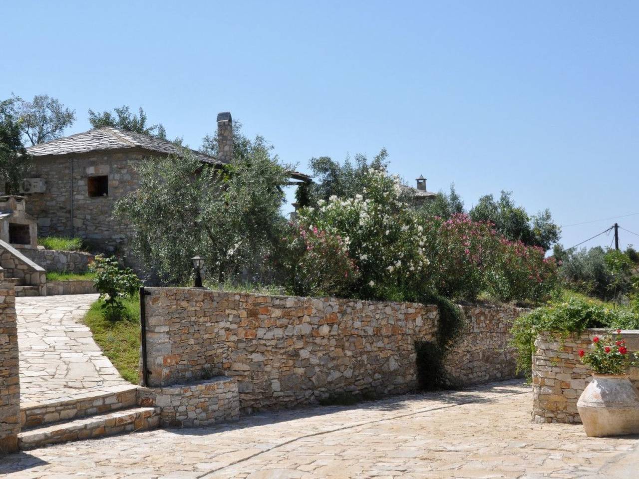 Studio mit Blick auf das Wasser in Limenaria, Thassos