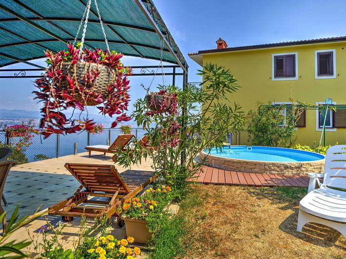 Ferienwohnung für 4 Personen, mit Terrasse und Garten sowie Pool in Opatija Riviera - 3