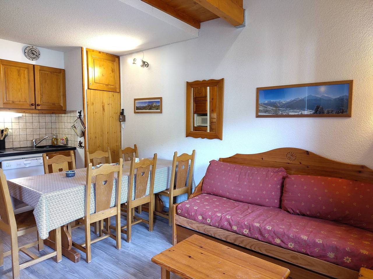 Apartamento entero, Dúplex para 8, Tranquilo, Cerca de Servicio y Piscina in Aussois, Región de Saint-Jean-de-Maurienne