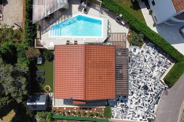 Villa für 6 Personen, mit Terrasse und Garten sowie Pool, kinderfreundlich in Rovinj