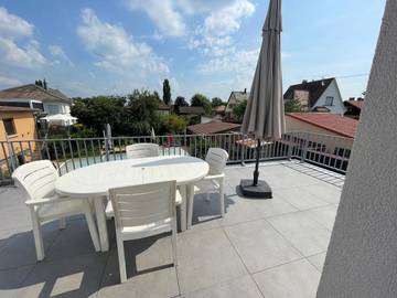Gîte pour 2 personnes, avec vue et terrasse à Horbourg-Wihr