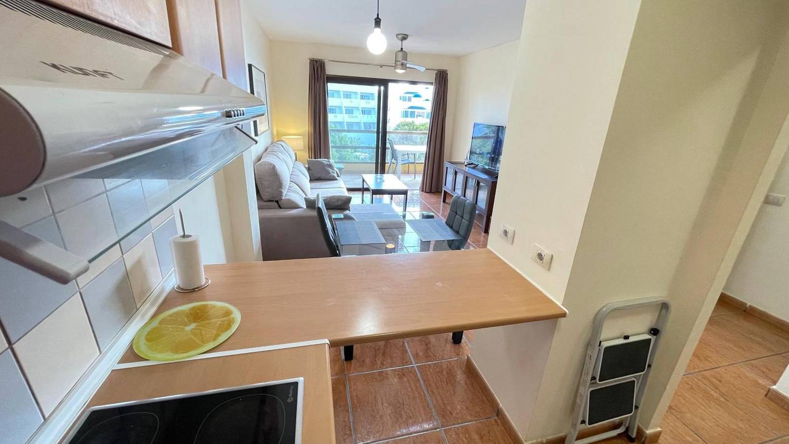 Ganze Wohnung, Ferienwohnung 'Ocean Golf San Miguel' mit Meerblick, Gemeinschaftspool und Wi-Fi in Las Adelfas, San Miguel de Abona