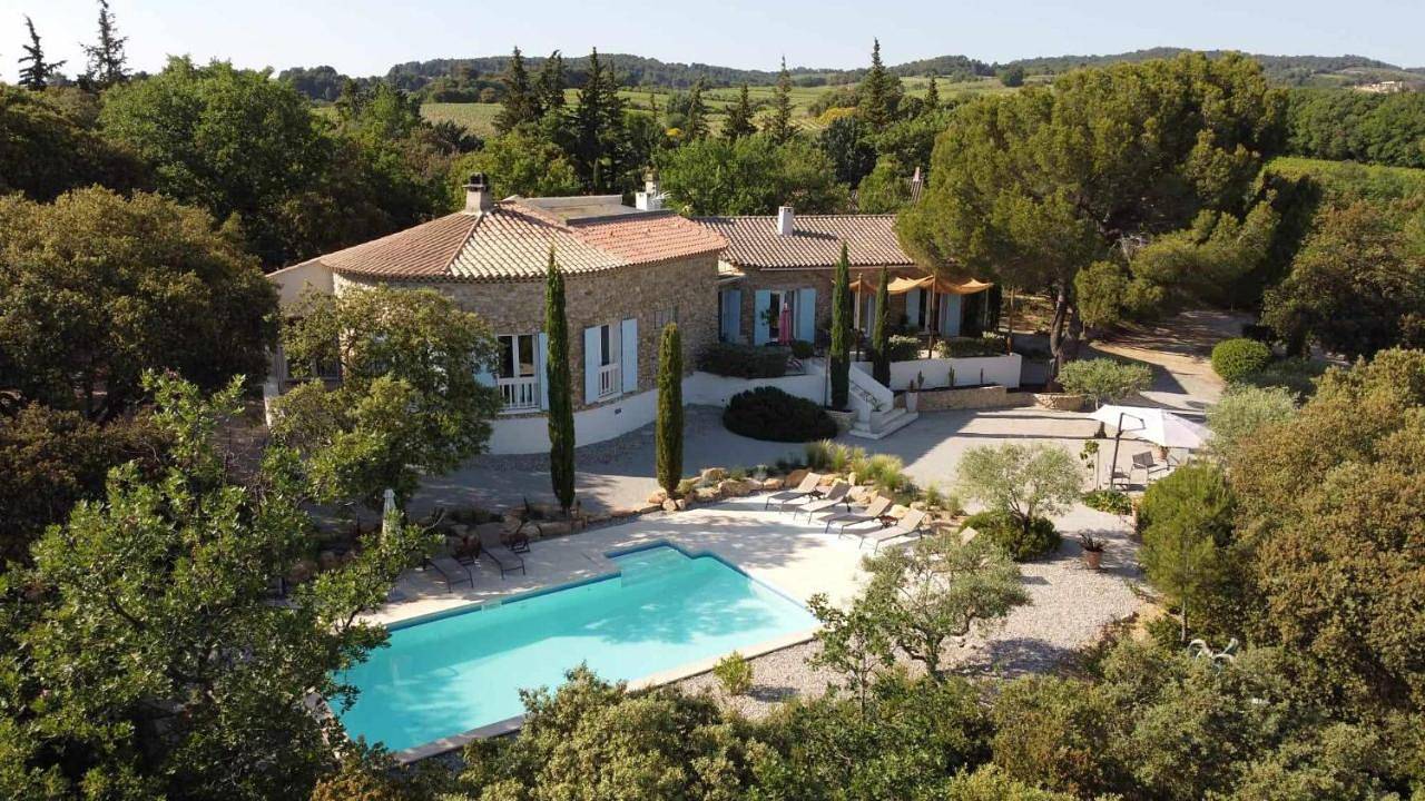 Double Room with Garden View in Saint-Maurice-sur-Eygues, Région de nyons