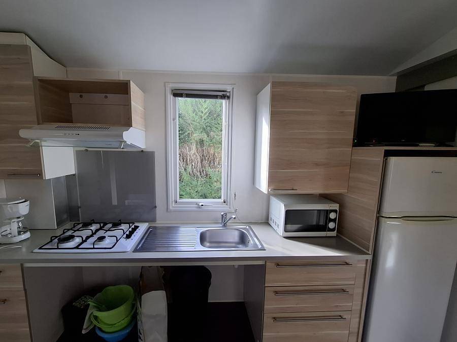 Camping L'Ambois - Mobilheim 4 personen - D - Mobile Home 2 Zi. Pmr Premium - Samedi 4 pers. in Mouilleron-le-Captif, La Roche-sur-Yon und Umgebung