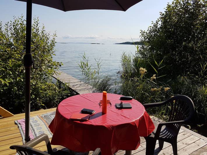 Ferienhaus für 4 Personen, mit Terrasse und Garten sowie Seeblick in Mellerud
