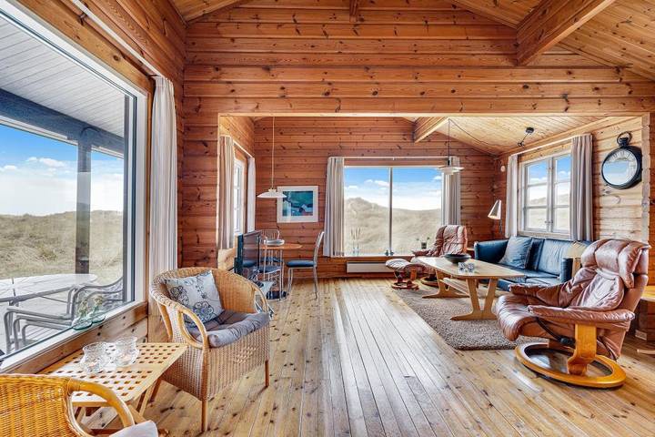 Ferienhaus für 4 Personen, mit Balkon/Terrasse und Terrasse sowie Sauna und Ausblick in Henne Strand - 4