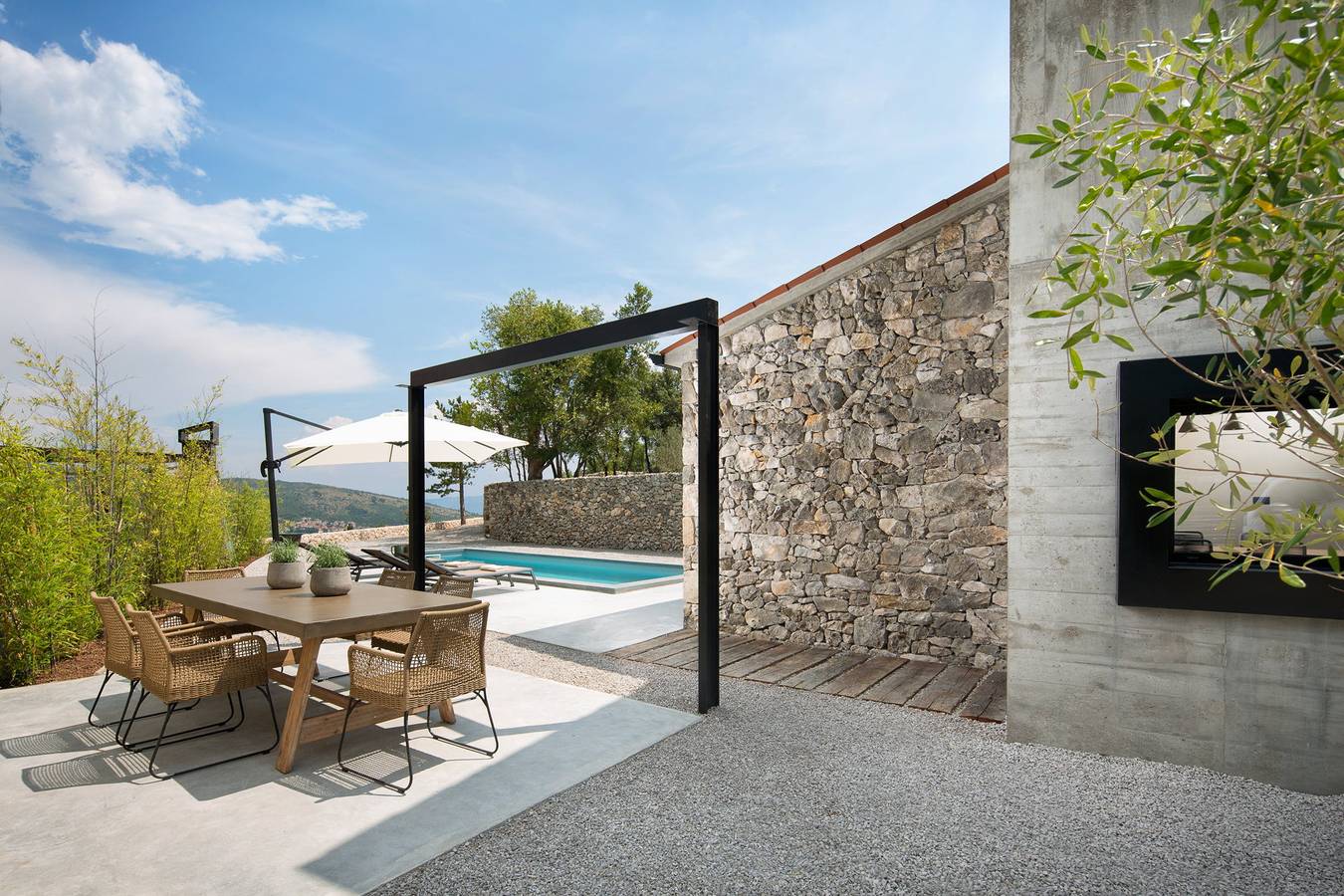Villa Melor mit Pool in Labin, Ostküste Istrien