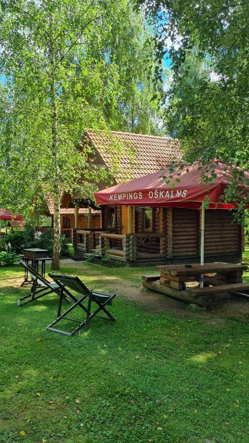 Kemping dla 5 osób, z sauna i ogród oraz widok w Łotwa