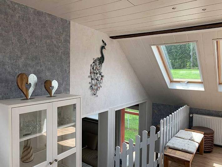 Ferienhaus, Dusche und Bad, Wc, 2 Schlafräume in Hilders, Rhön-Hessen