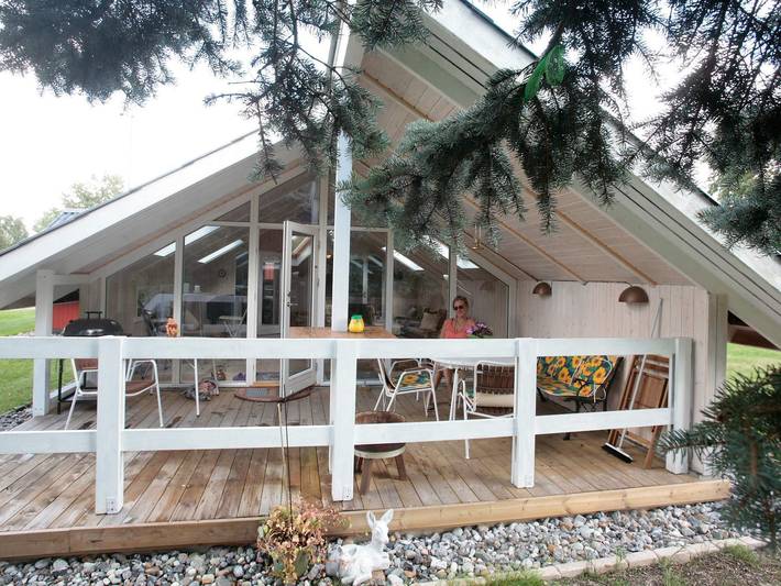 Ferieudlejning for 7 personer, med terrasse i Hummingen