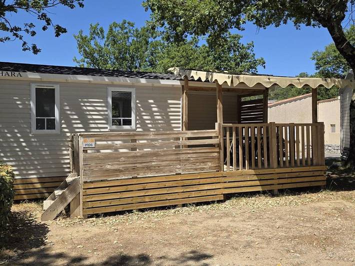 Mobil home pour 4 personnes, avec Bassin pour enfant à Lagorce - 2