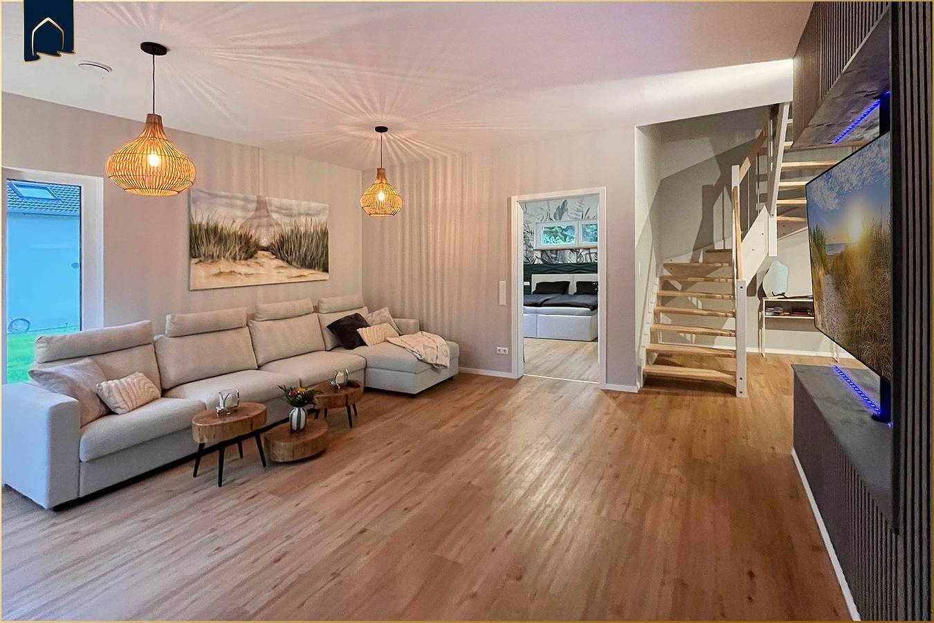 Moderne Naturidylle: Großzügiges Ferienhaus bei der Karniner Hubbrücke für 10 Gäste in Karnin, Usedom Stadt