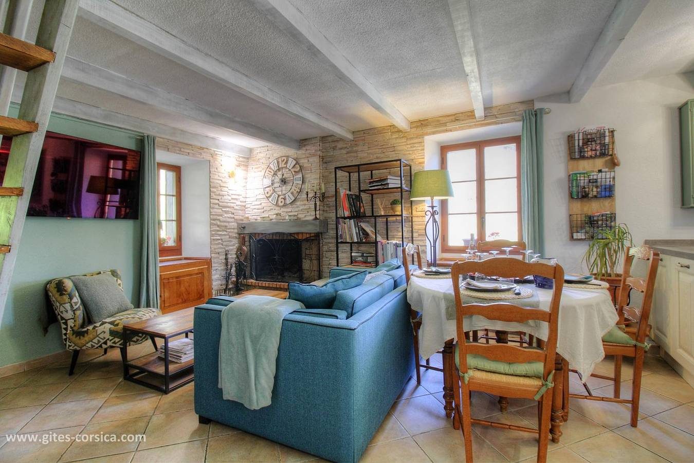 Casa de huéspedes para 4 personas con terraza in Tolla, Region de Ajaccio