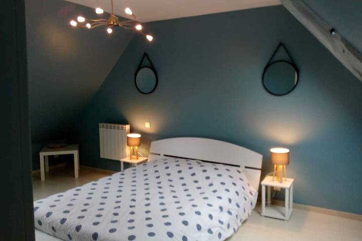 House near the river Rance, St Malo and Dinard in Pleurtuit, Saint-Malo region