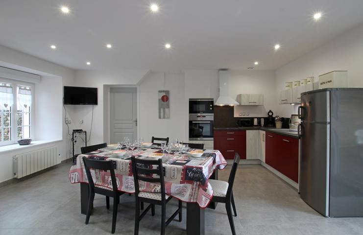 Gîte pour 6 personnes, avec jardin à Le Mesnil