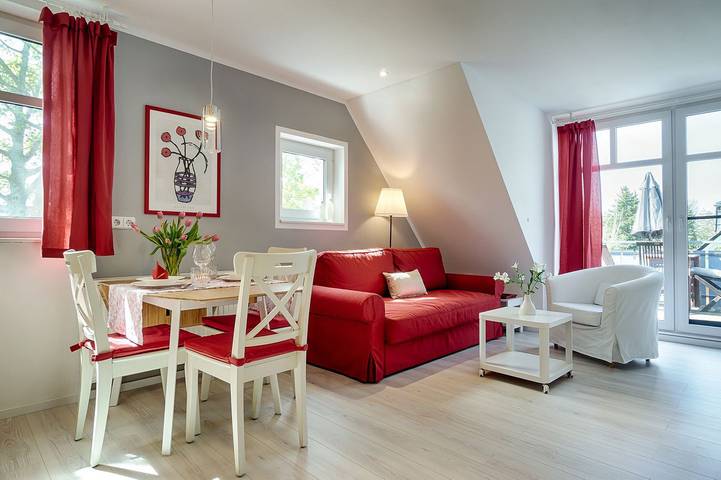 Ferienwohnung für 2 Personen, mit Balkon und Sauna in Prerow