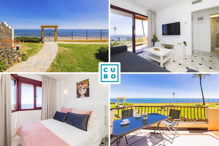Holiday rental for 5 people, with terrace and garden as well as ocean view in La Cala de Mijas
