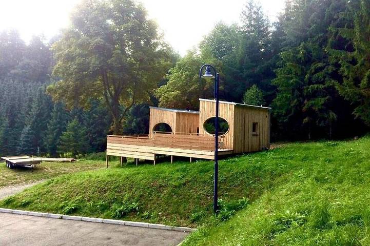 Ferienhaus für 3 Personen, mit Terrasse, mit Haustier