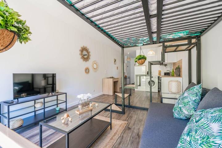 Appartement de vacances pour 4 personnes, avec jardin
