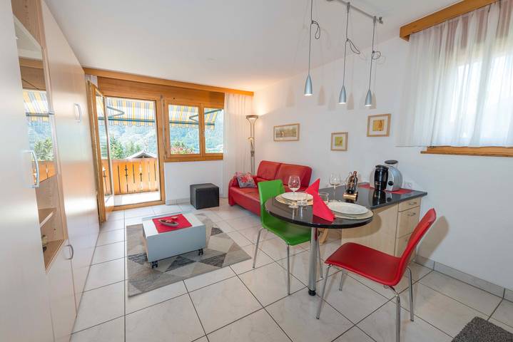 Gîte pour 2 personnes, avec jardin et balcon à Grächen - 4