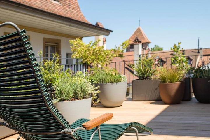 Hôtel pour 4 personnes, avec vue et terrasse, animaux acceptés à Morat - 4