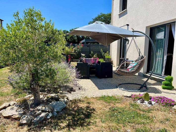 Maison de vacances pour 4 personnes, avec vue et jardin