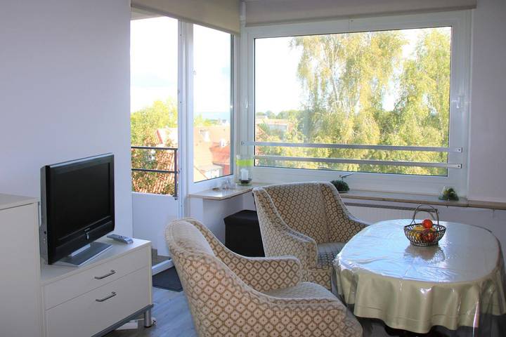 Ferienwohnung für 3 Personen, mit Balkon und Sauna in Niendorf
