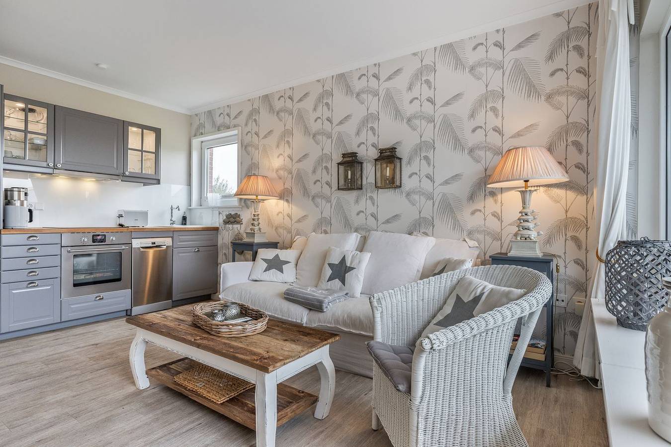 Ganze Wohnung, Inselliebe pur! Viel mehr Sylt-Style können Sie nicht buchen in Wenningstedt, Sylt