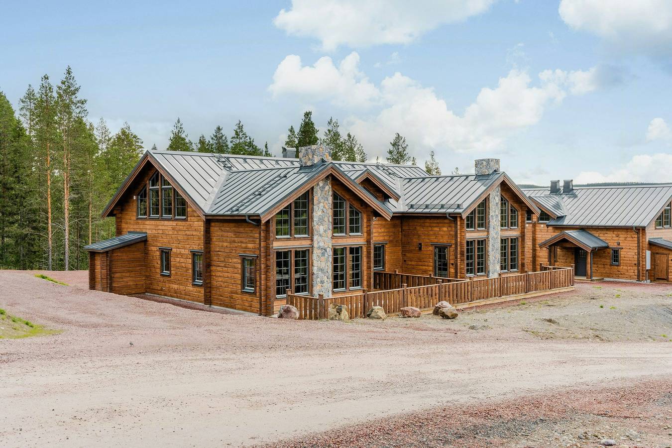 Modernes Berghaus mit Blick auf Idre in Idre, Älvdalen und Umgebung