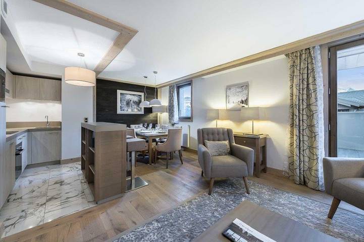 Appartement de vacances pour 6 personnes, avec balcon à Courchevel