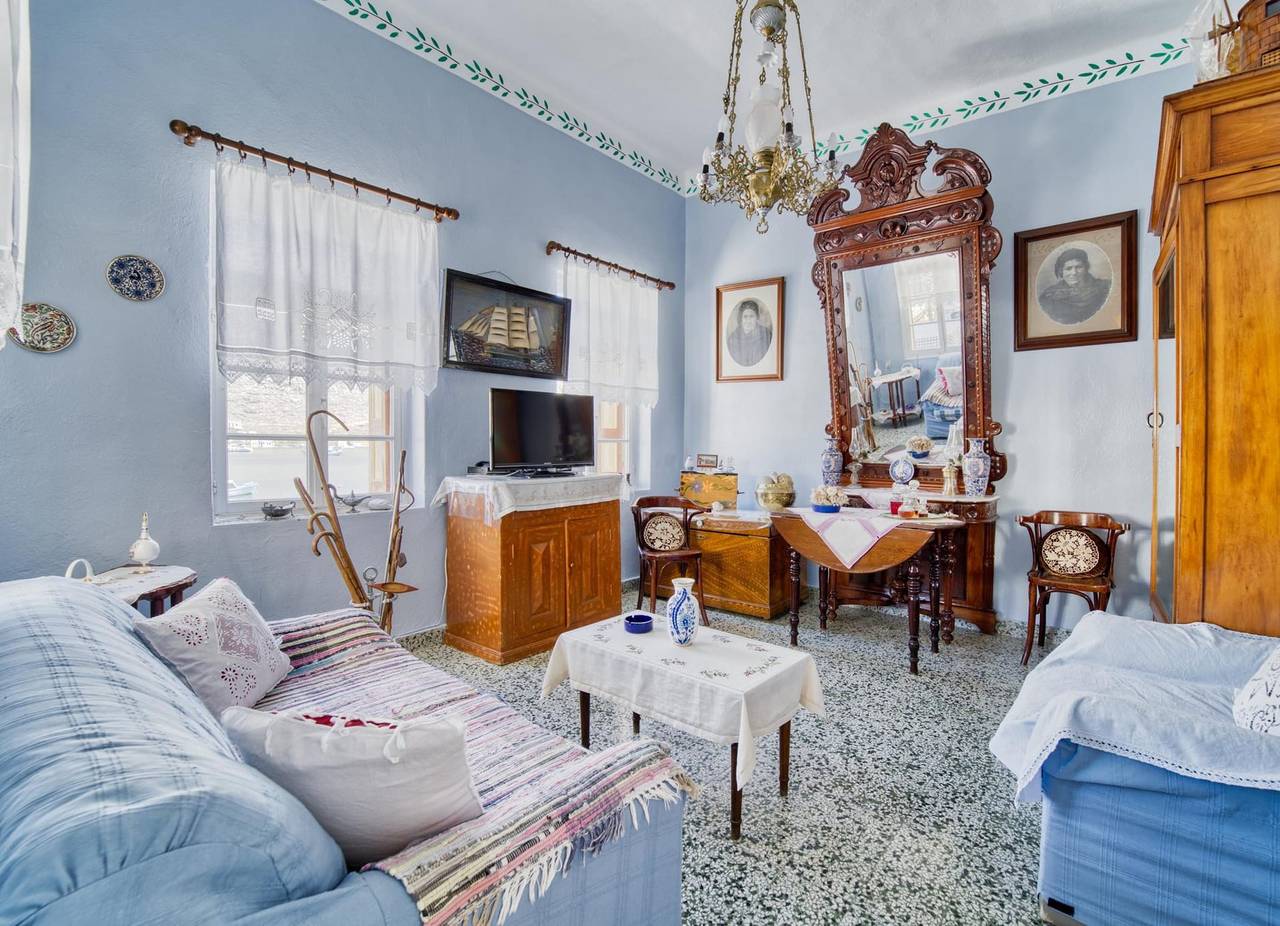 Endearing Symi Waterfront Villa | Villa Marilena Cove | 2 Bedrooms | Breathtaking Sea Views | Private Furnished Terrace with Outdoor Dining Area| Prime Location in Rhodos
