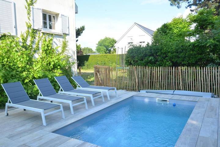 Villa pour 15 personnes, avec jardin ainsi que vue et piscine, adapté aux familles à La Baule-Escoublac - 3