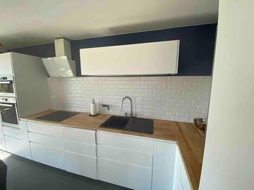 Gîte pour 6 personnes, avec terrasse ainsi que jardin et vue, animaux acceptés à Saint-Alban-Leysse
